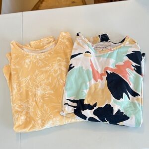 Hang Ten Bundle Multicolor Floral Long Sleeve Rashguard